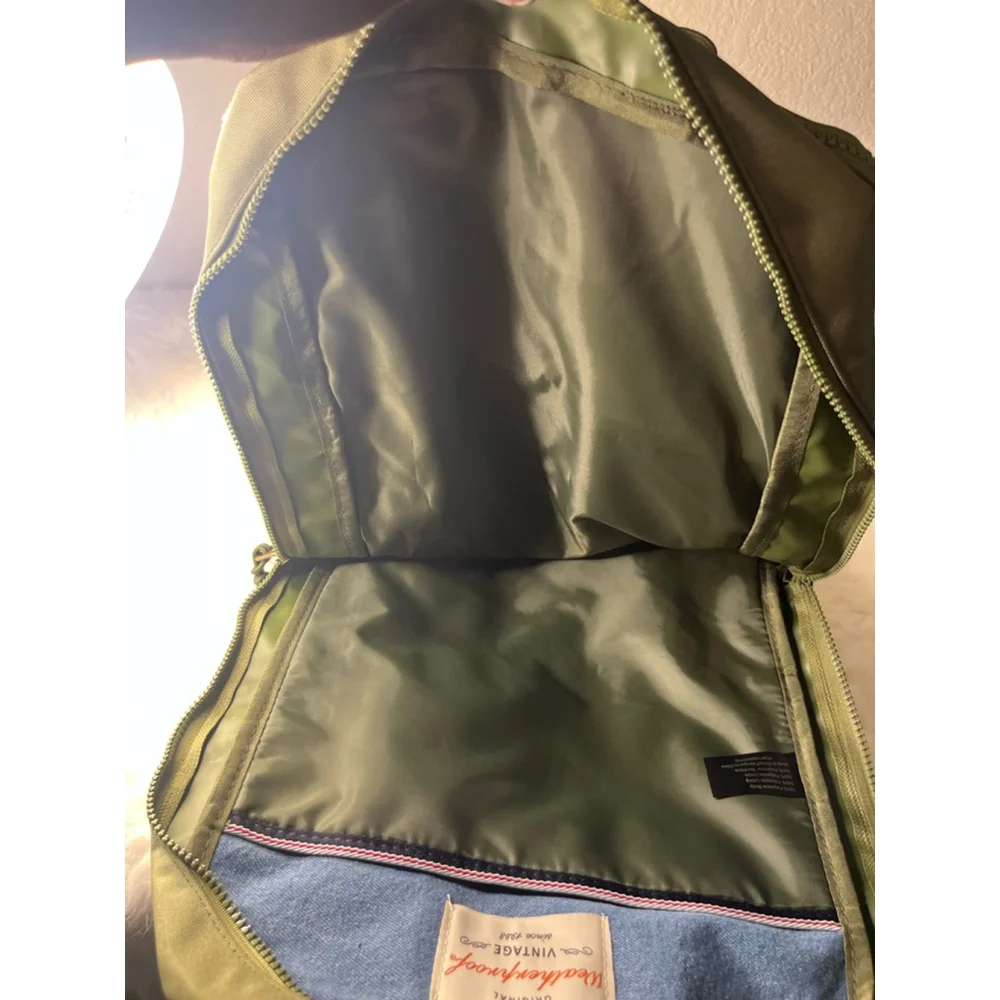 NWT Weatherproof Vintage Olive Green 17” Backpack